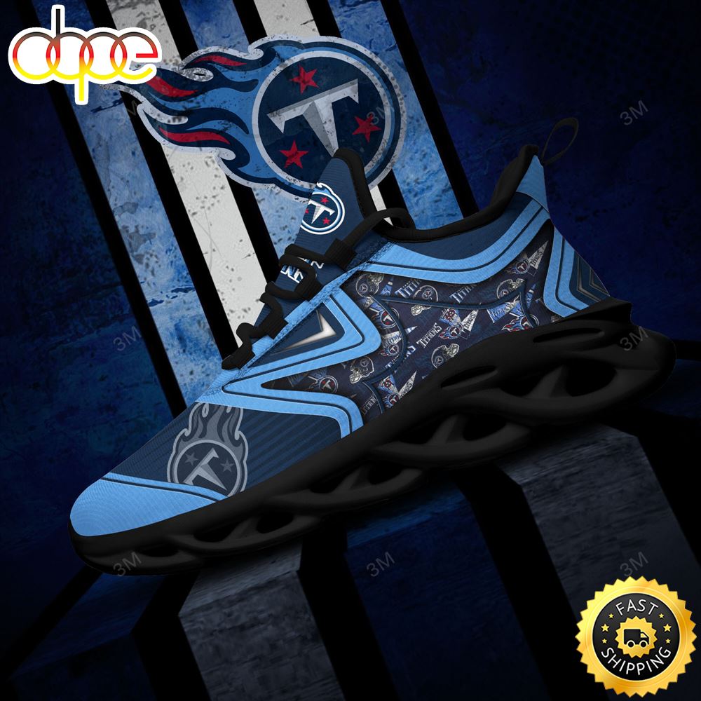 Sportswearmerch Tennessee Titans NFL Max Soul Shoes Sneakers For Men And Women