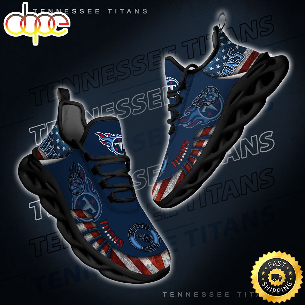 Sportswearmerch Tennessee Titans NFL Max Soul Shoes Sneakers For Men And Women