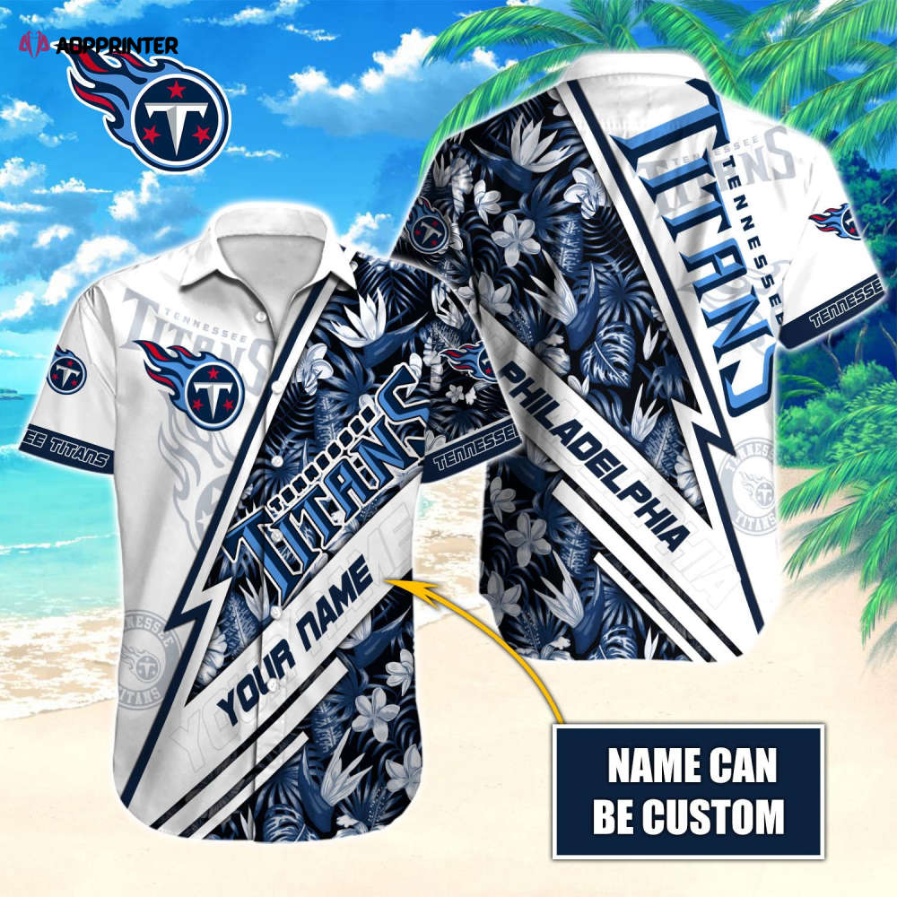Sportswearmerch Tennessee Titans NFL Personalized Hawaiian Shirt For Fan