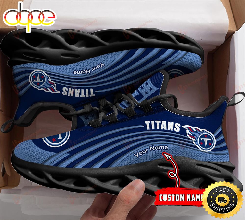 Sportswearmerch Tennessee Titans NFL Personalized Max Soul Shoes Sneakers For Men And Women