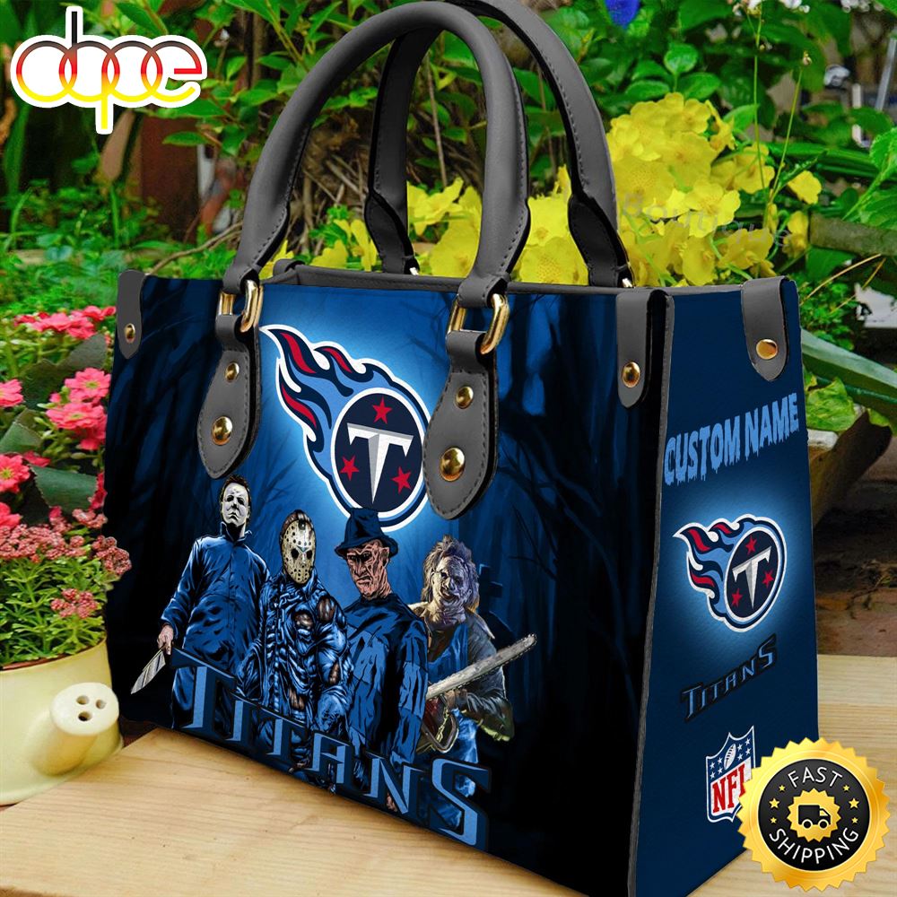 Sportswearmerch Tennessee Titans NFL Women Leather Hand Bag For Fan