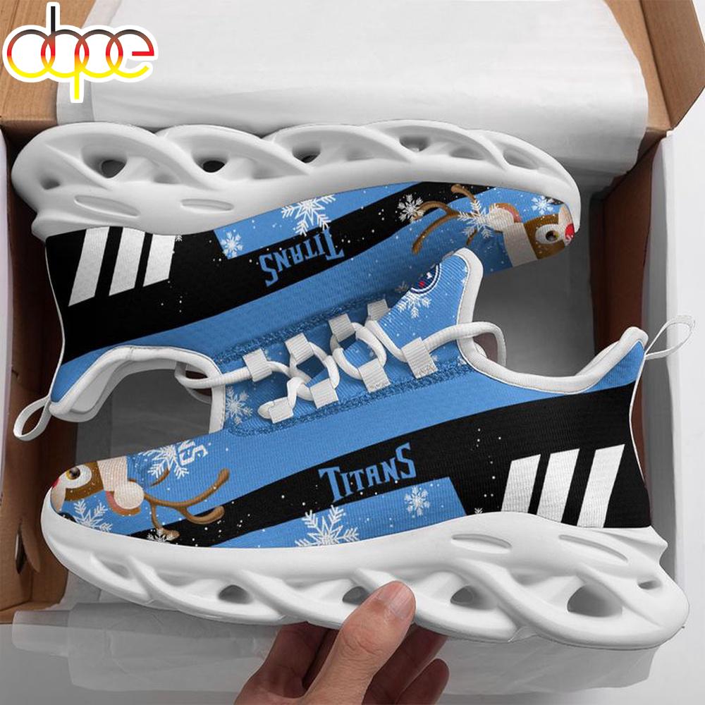 Sportswearmerch Tennessee Titans NFL X-max Reindeer Christmas Max Soul Shoes Sneakers For Men And Women