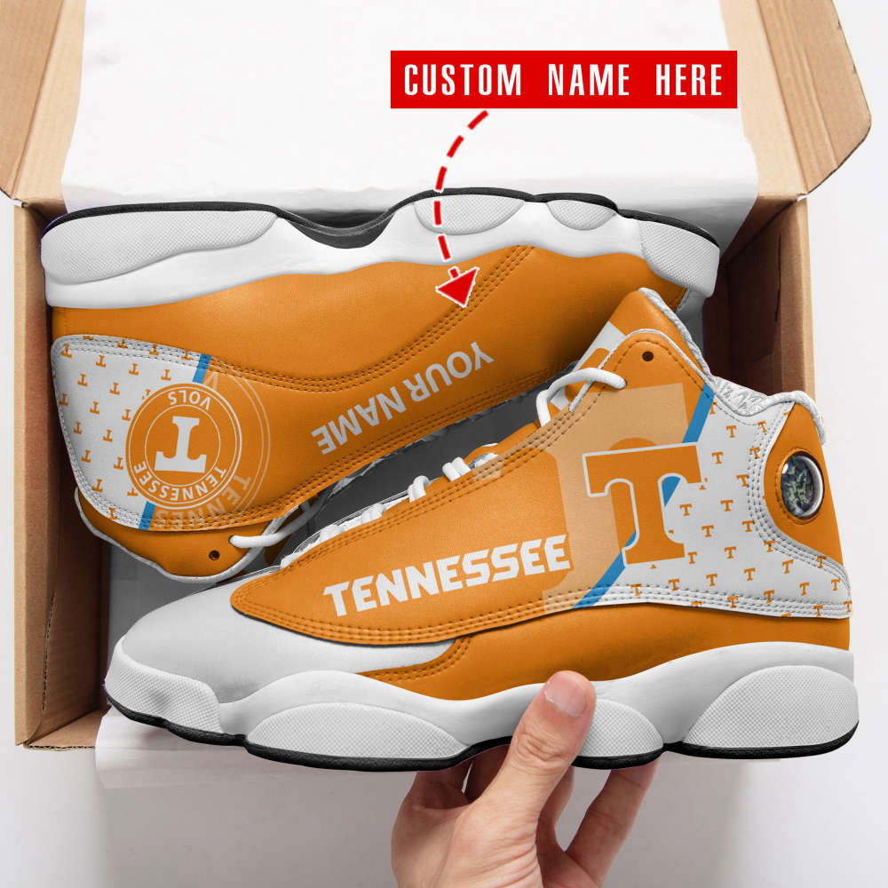 Sportswearmerch Tennessee Volunteers NCAA AJ13 Sneakers Shoes For Men And Women
