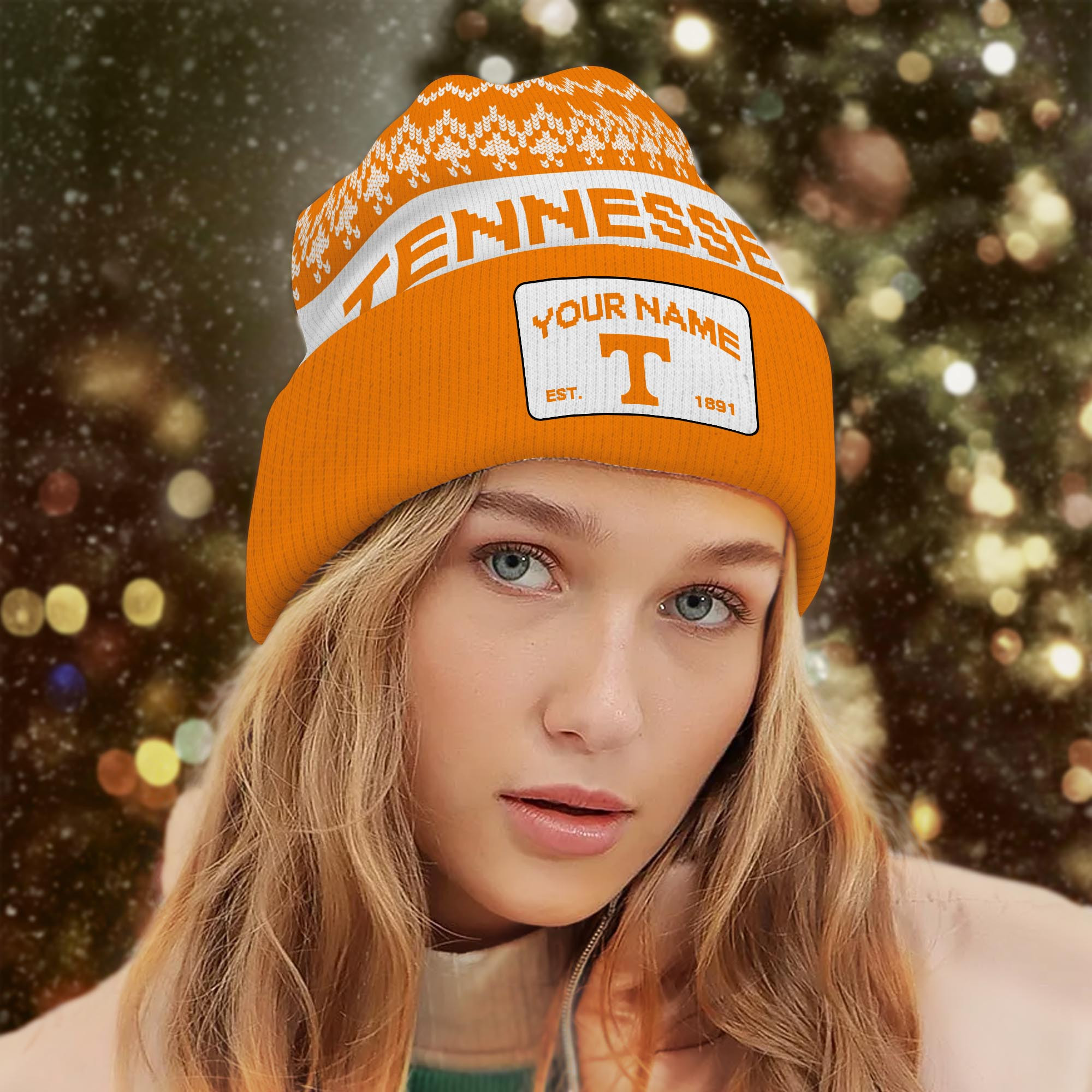 Sportswearmerch Tennessee Volunteers NCAA Christmas Beanie Hat For Fan