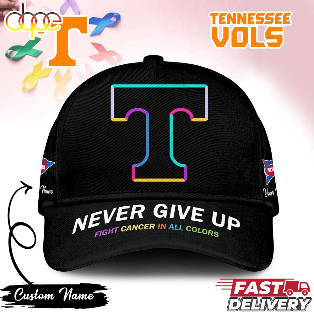Sportswearmerch Tennessee Volunteers NCAA Fight Cancer In Classic Cap For Fan