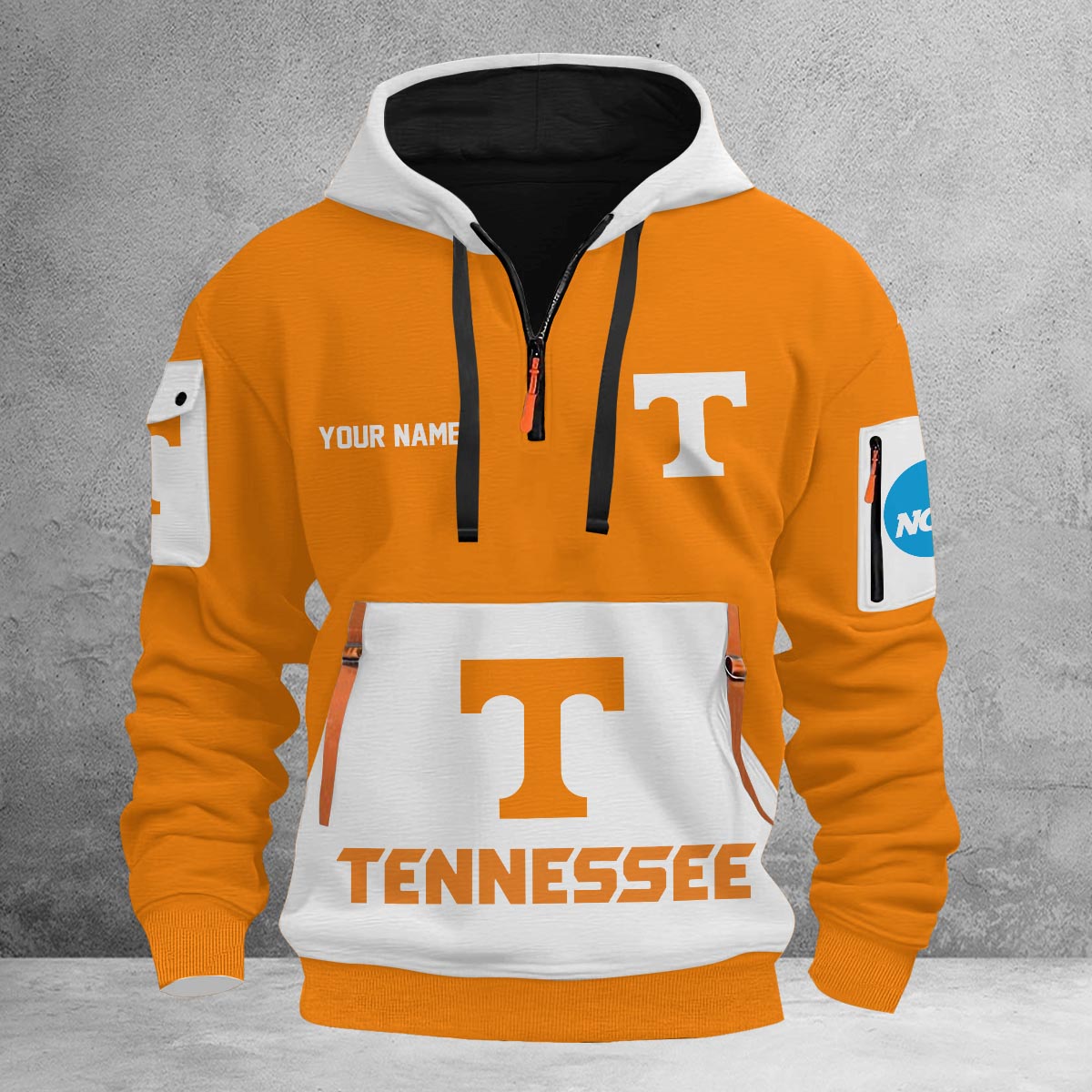 Sportswearmerch Tennessee Volunteers NCAA Half Zip Hoodie Personalized For Fan