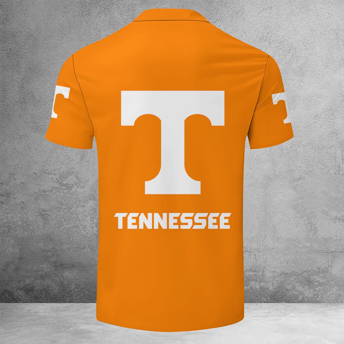 Sportswearmerch Tennessee Volunteers NCAA Lapel Zip Polo Shirt For Fan