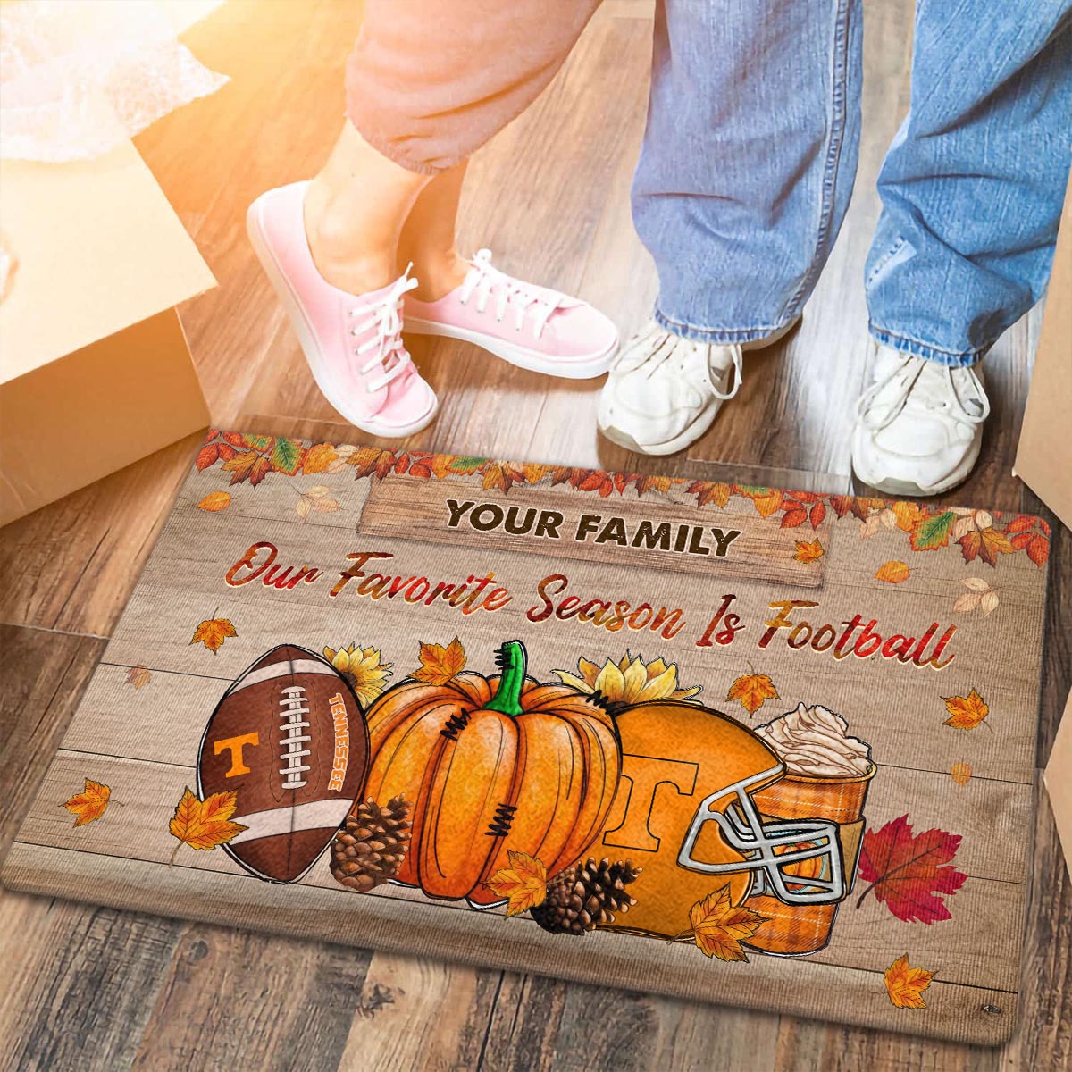 Sportswearmerch Tennessee Volunteers NCAA Our Favorite Season is Football Doormat For Fan