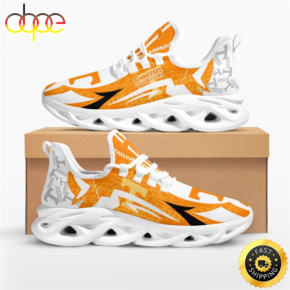 Sportswearmerch Tennessee Volunteers NCAA Symbol Geometric Pattern Max Soul Shoes Sneakers For Men And Women