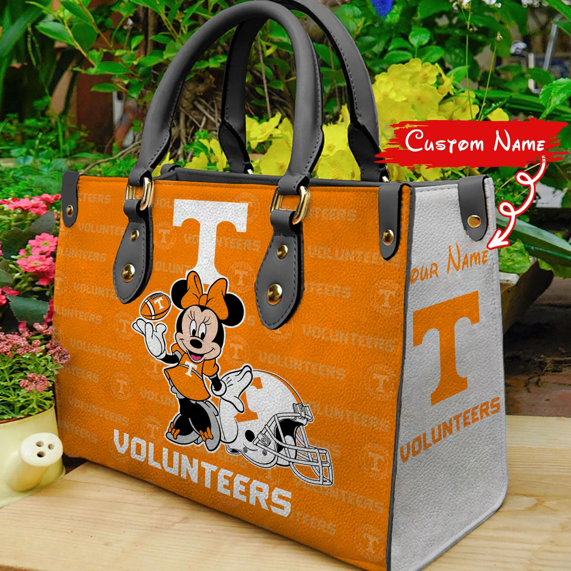 Sportswearmerch Tennessee Volunteers NCAA x Minnie Women Leather Handbag For Fan