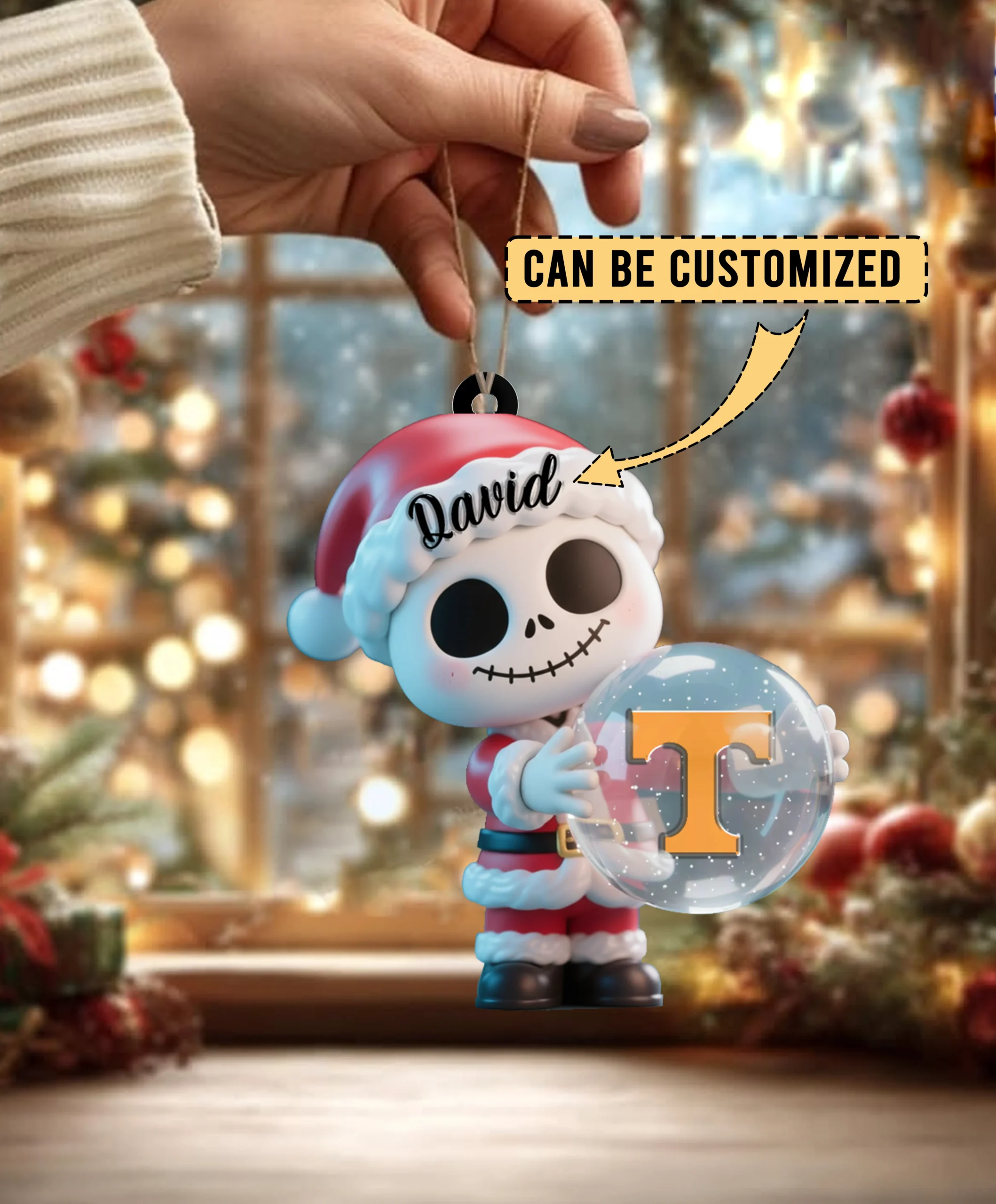 Sportswearmerch Tennessee Volunteers NCAA x The Nightmare Before Christmas Acrylic Ornament Gift For Fans