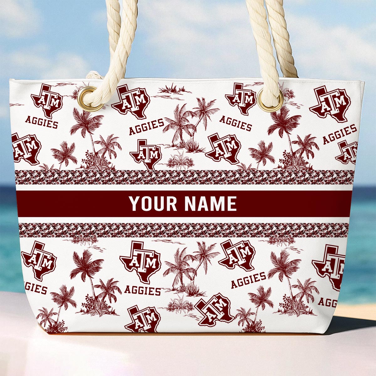 Sportswearmerch Texas A&M Aggies NCAA Beach Bag For Fan