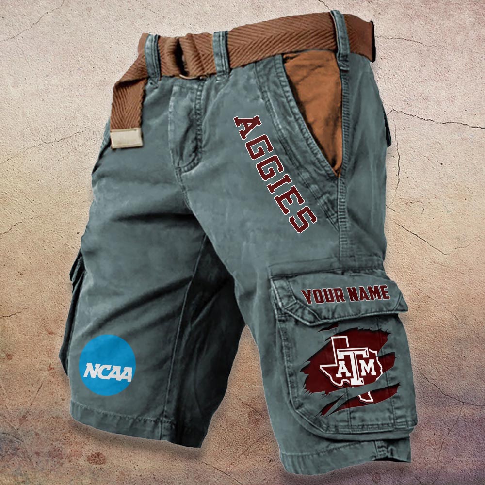 Sportswearmerch Texas A&M Aggies NCAA Denim Short For Fan