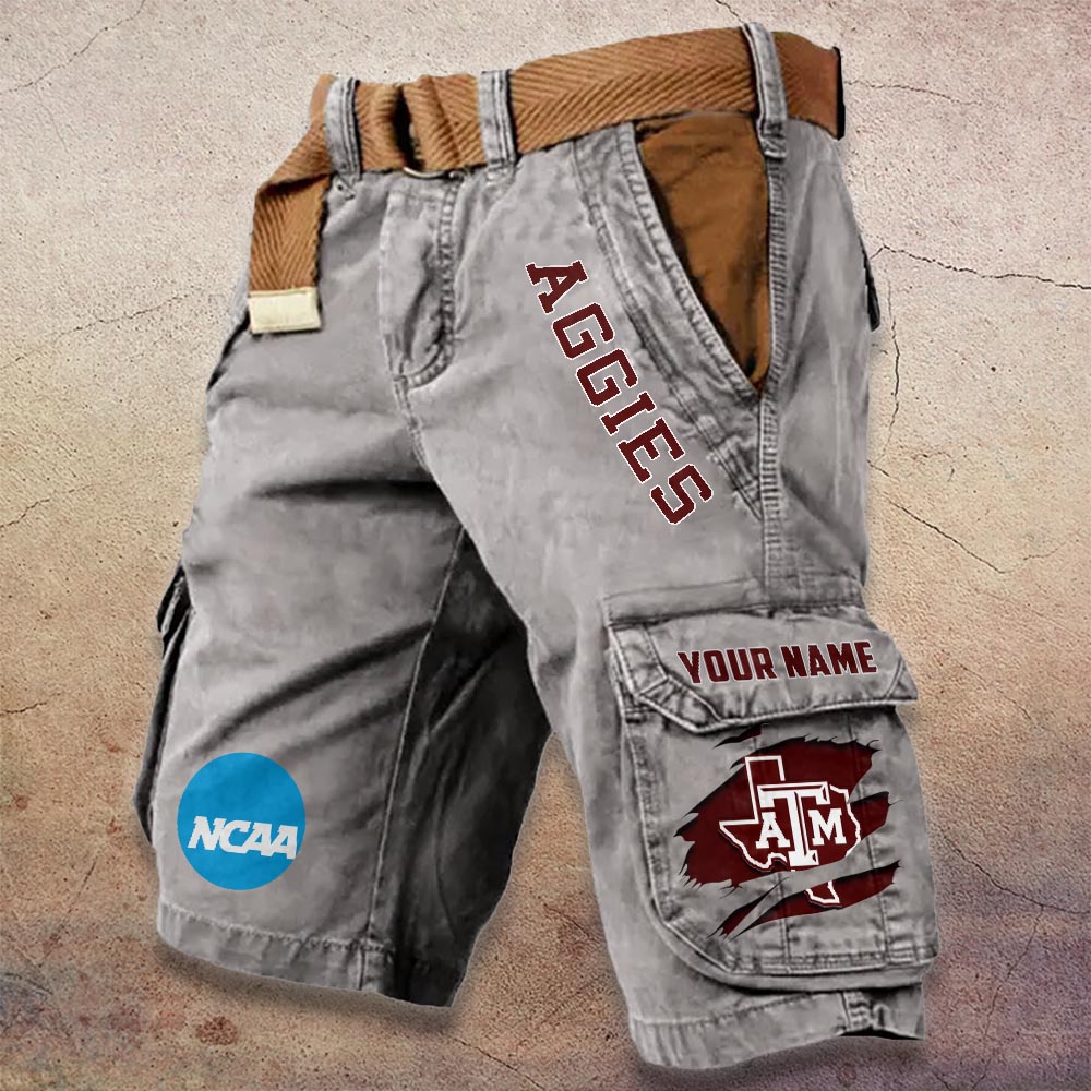 Sportswearmerch Texas A&M Aggies NCAA Denim Short For Fan