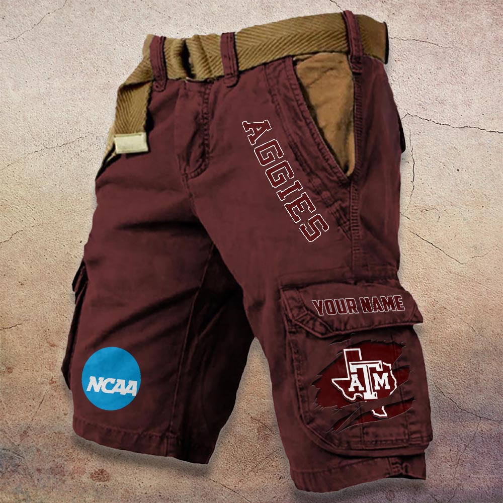 Sportswearmerch Texas A&M Aggies NCAA Denim Short For Fan