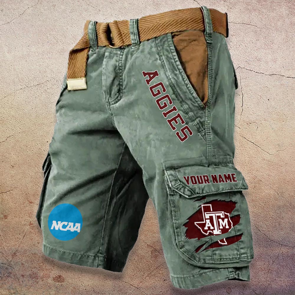 Sportswearmerch Texas A&M Aggies NCAA Denim Short For Fan