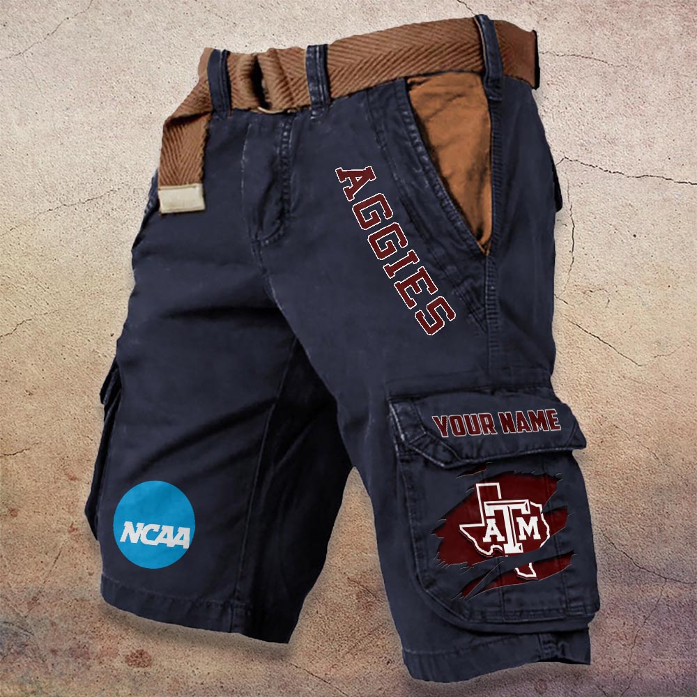 Sportswearmerch Texas A&M Aggies NCAA Denim Short For Fan