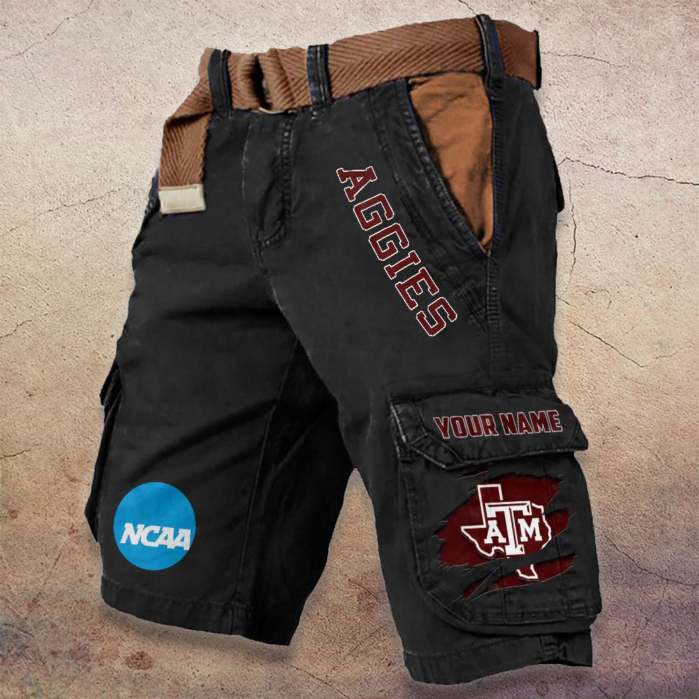 Sportswearmerch Texas A&M Aggies NCAA Denim Short For Fan