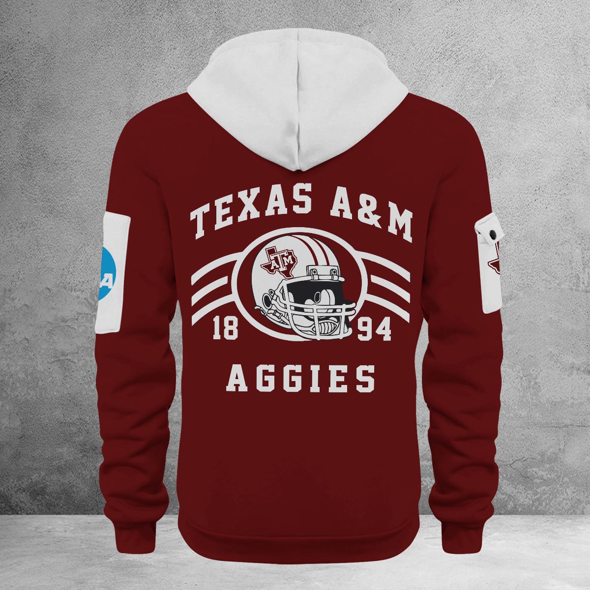 Sportswearmerch Texas A&M Aggies NCAA Half Zip Hoodie Personalized For Fan