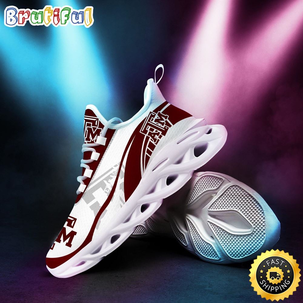Sportswearmerch Texas A&M Aggies NCAA Sneakers Max Soul Shoes For Fan