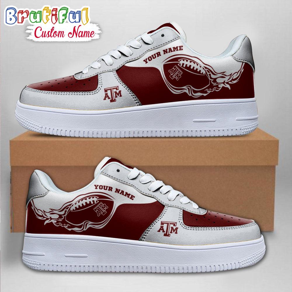 Sportswearmerch Texas A&M Aggies NCAA Sporty Air Low-Top Shoes For Men And Women