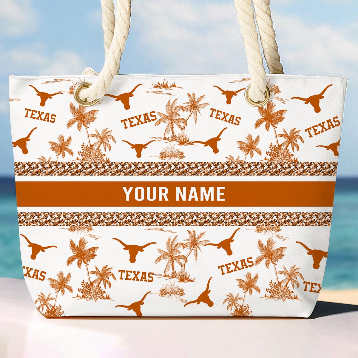 Sportswearmerch Texas Longhorns NCAA Beach Bag For Fan