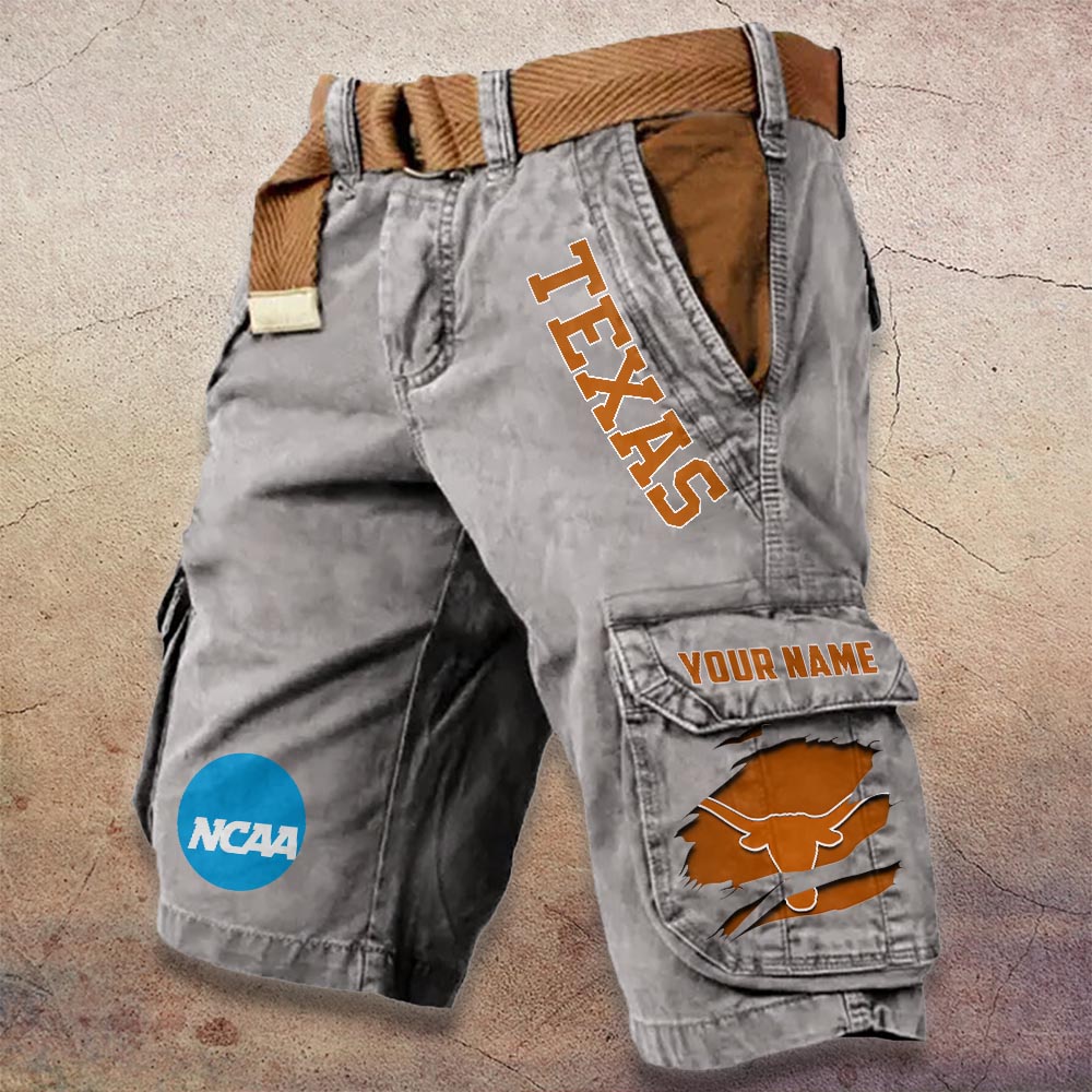 Sportswearmerch Texas Longhorns NCAA Denim Short For Fan