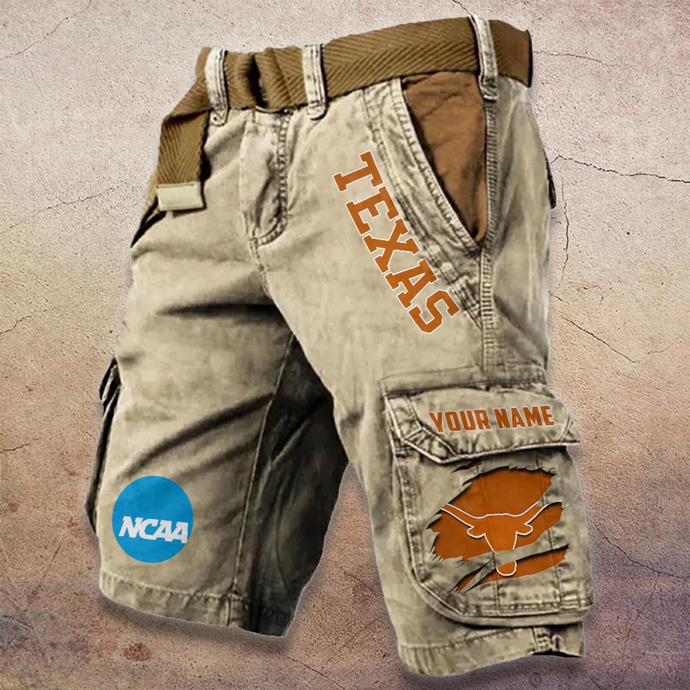 Sportswearmerch Texas Longhorns NCAA Denim Short For Fan