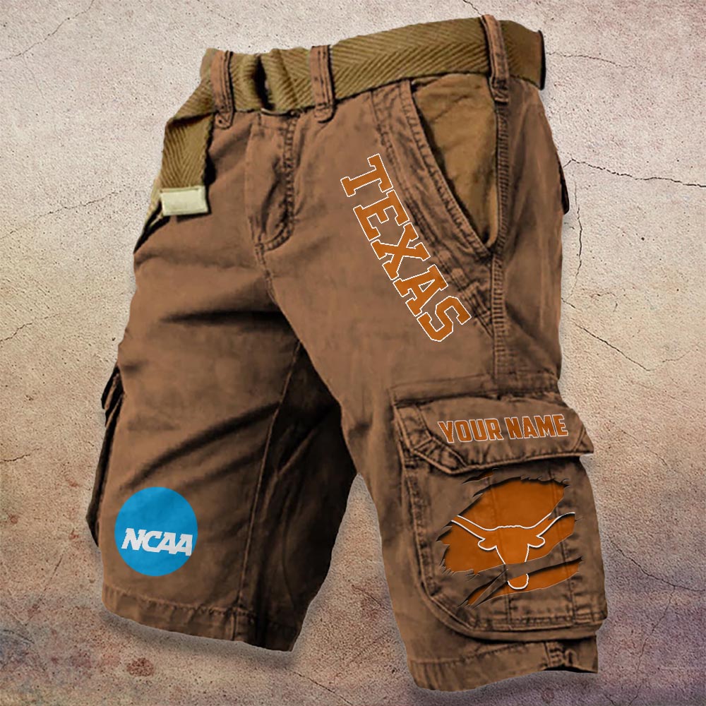 Sportswearmerch Texas Longhorns NCAA Denim Short For Fan