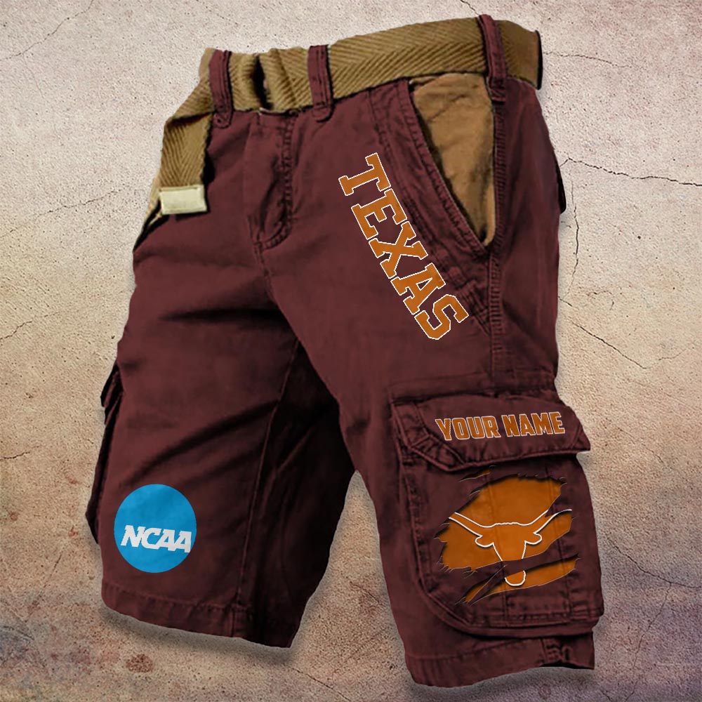 Sportswearmerch Texas Longhorns NCAA Denim Short For Fan