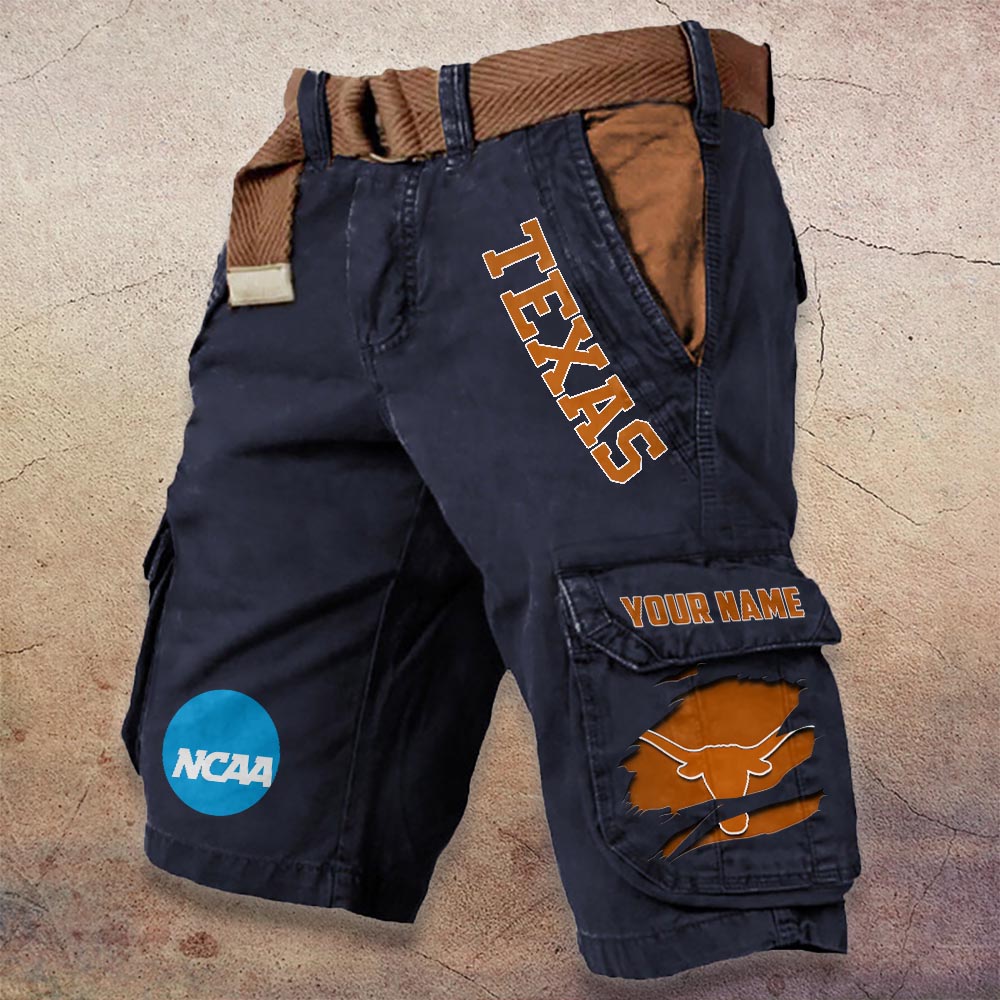 Sportswearmerch Texas Longhorns NCAA Denim Short For Fan