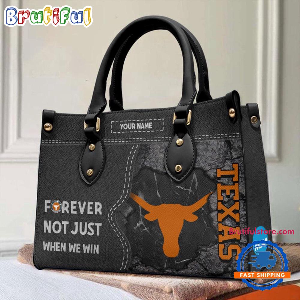 Sportswearmerch Texas Longhorns NCAA Leather Hand Bag For Fan