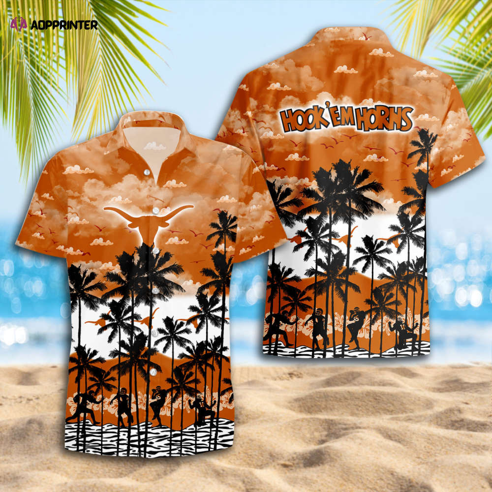 Sportswearmerch Texas Longhorns NCAA Personalized Hawaiian Shirt For Fan