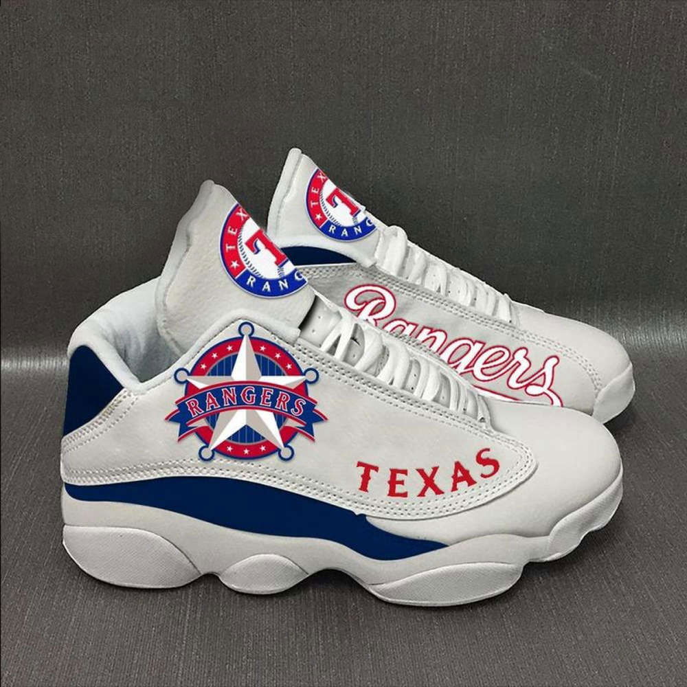 Sportswearmerch Texas Rangers MLB AJ13 Sneakers Shoes For Men And Women