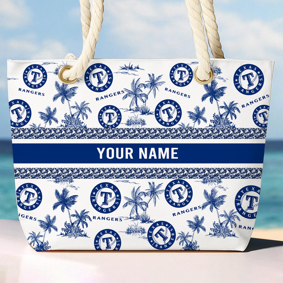 Sportswearmerch Texas Rangers MLB Beach Bag For Fan