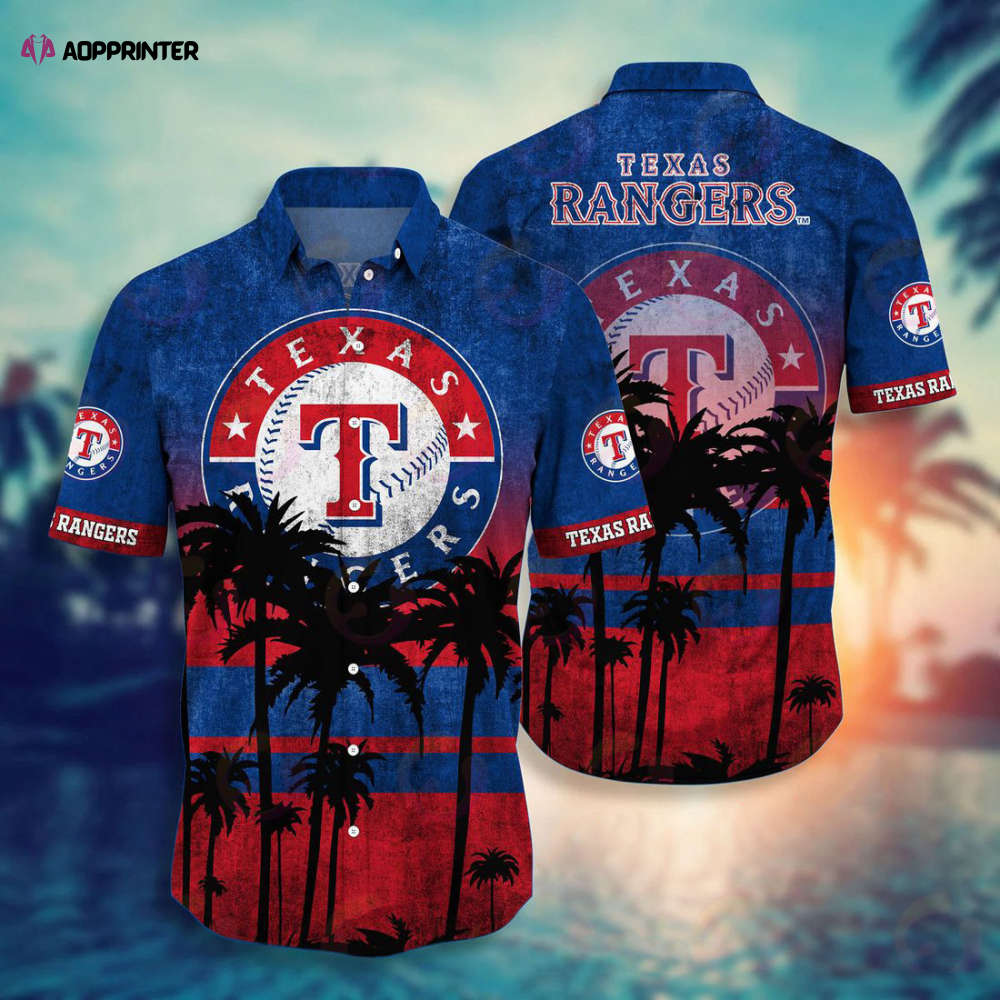 Sportswearmerch Texas Rangers MLB Personalized Hawaiian Shirt For Fan
