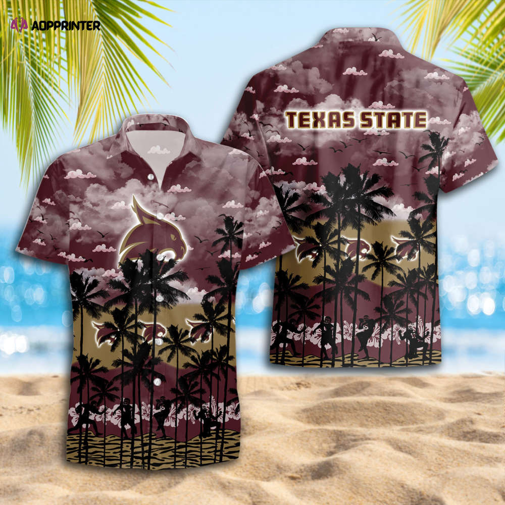 Sportswearmerch Texas State Bobcats NCAA Personalized Hawaiian Shirt For Fan