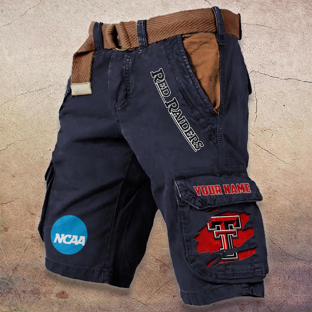 Sportswearmerch Texas Tech Red Raiders NCAA Denim Short For Fan