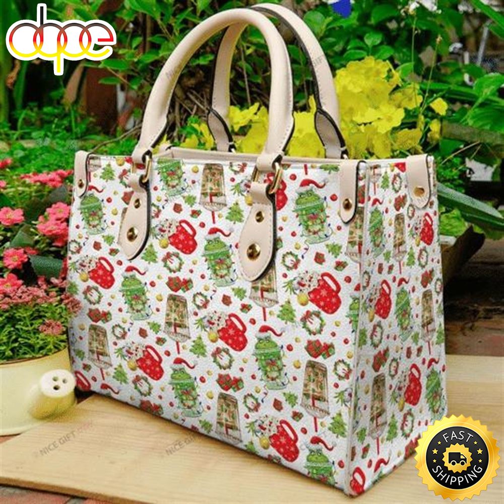 Sportswearmerch The Grinch Movie Coffee Christmas Purse Bag For Women For Fan