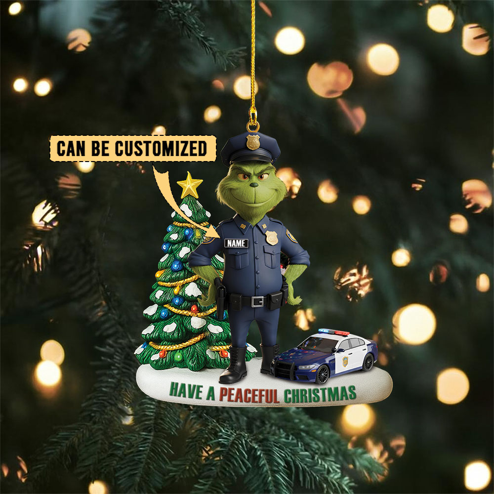 Sportswearmerch The Grinch x Christmas Acrylic Ornament Gift For Fan