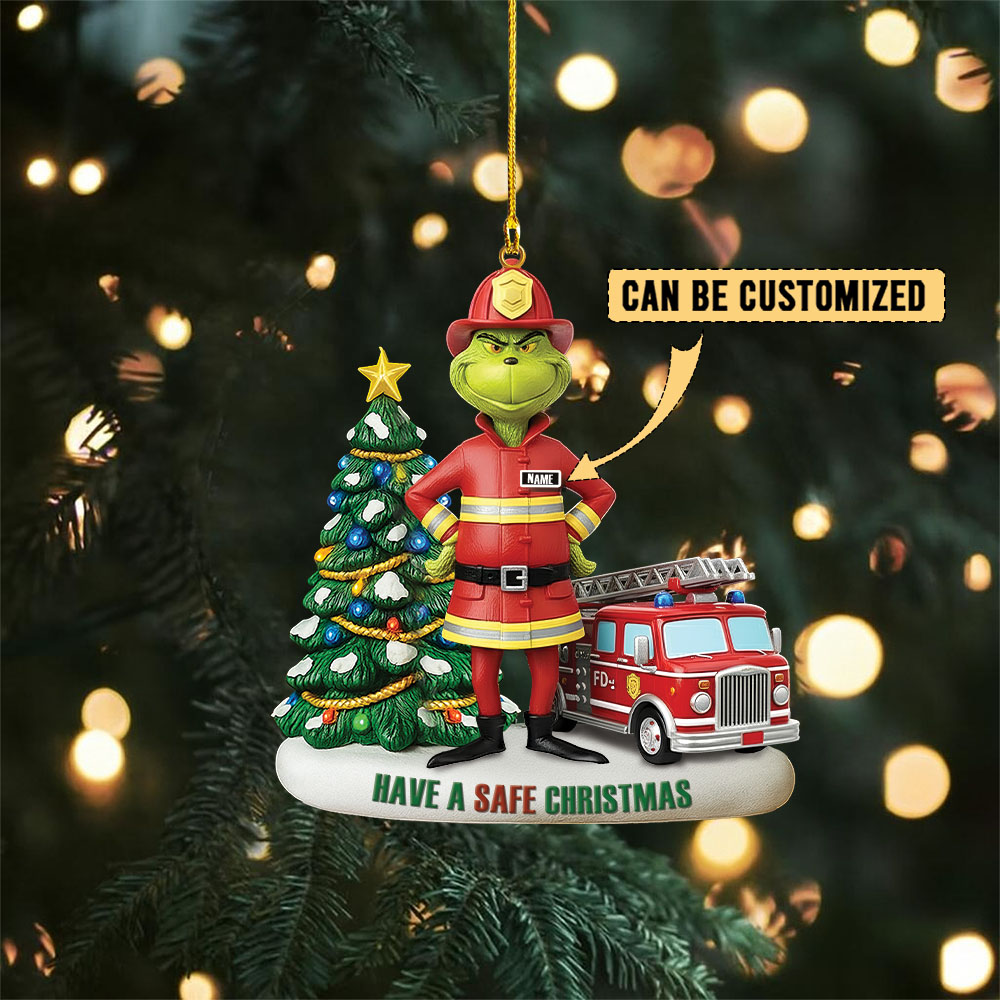 Sportswearmerch The Grinch x Christmas Acrylic Ornament Gift For Fan