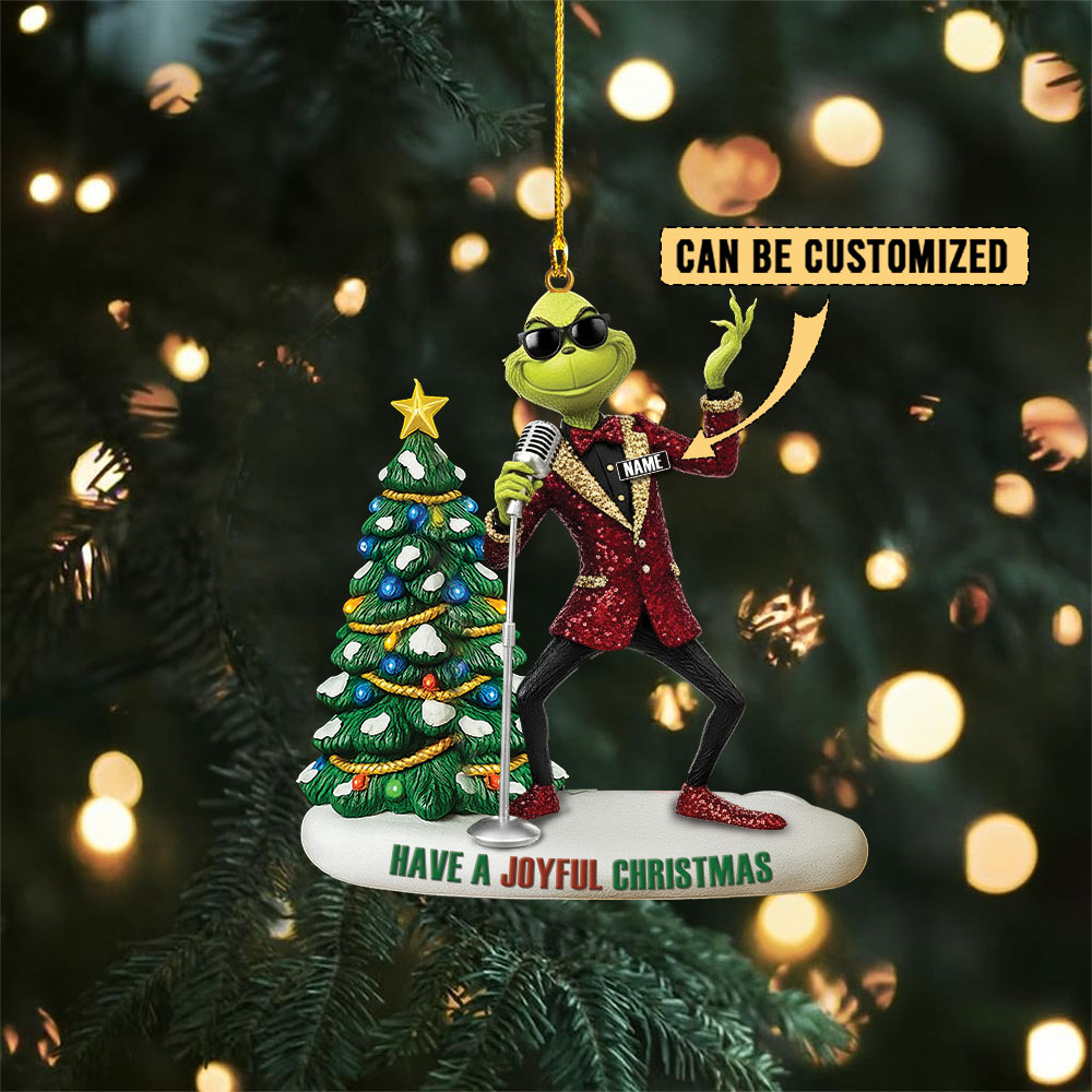 Sportswearmerch The Grinch x Christmas Acrylic Ornament Gift For Fan