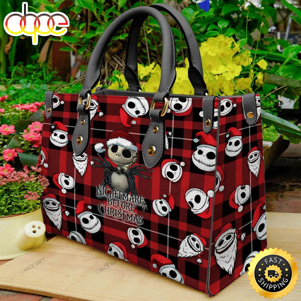 Sportswearmerch The Nightmare Before Movie Christmas Women Hallowen Leather Bag For Fan