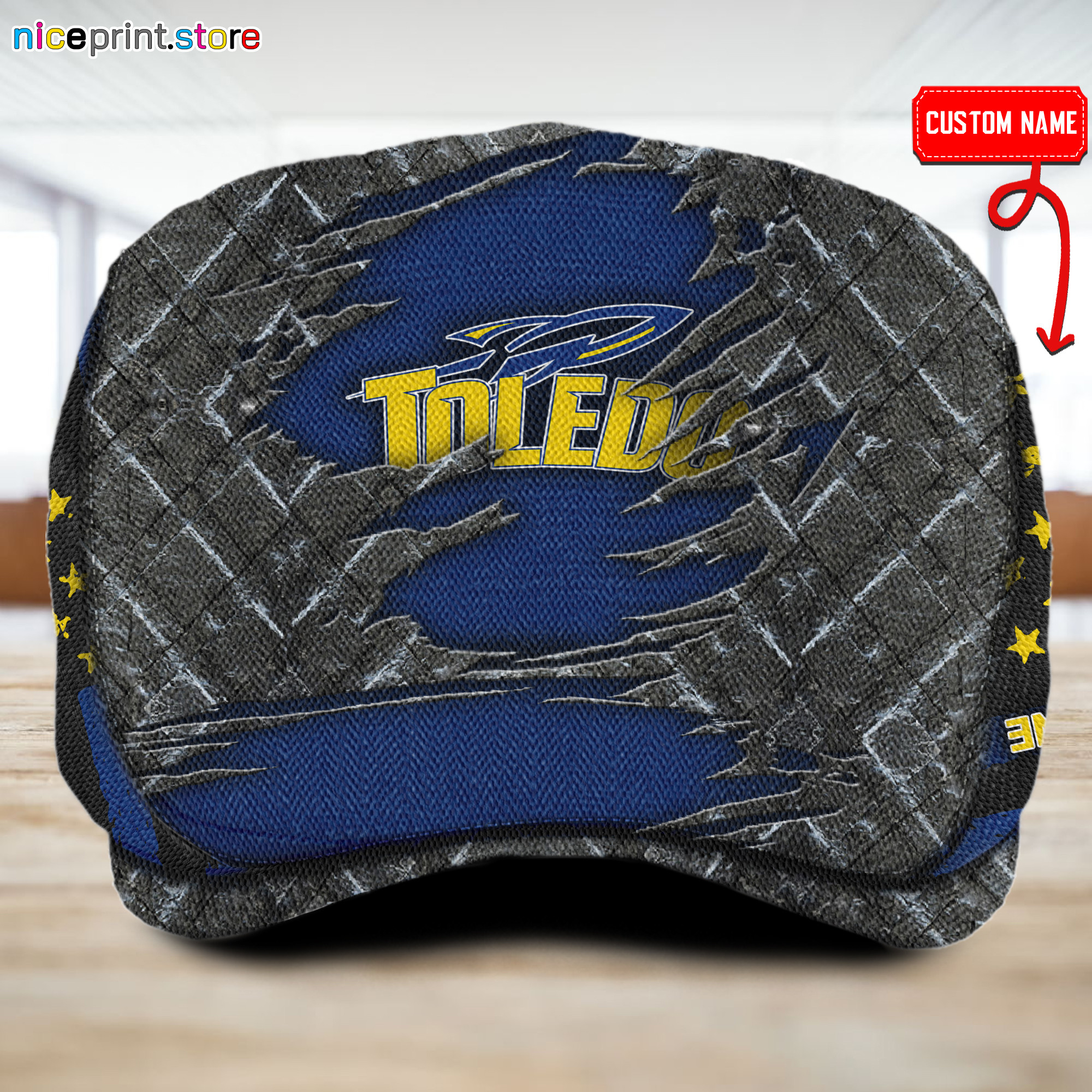 Sportswearmerch Toledo Rockets NCAA Flat Cap For Fan