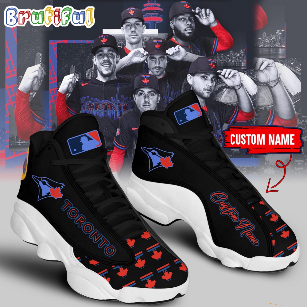 Sportswearmerch Toronto Blue Jays MLB AJ13 Sneakers Shoes For Men And Women