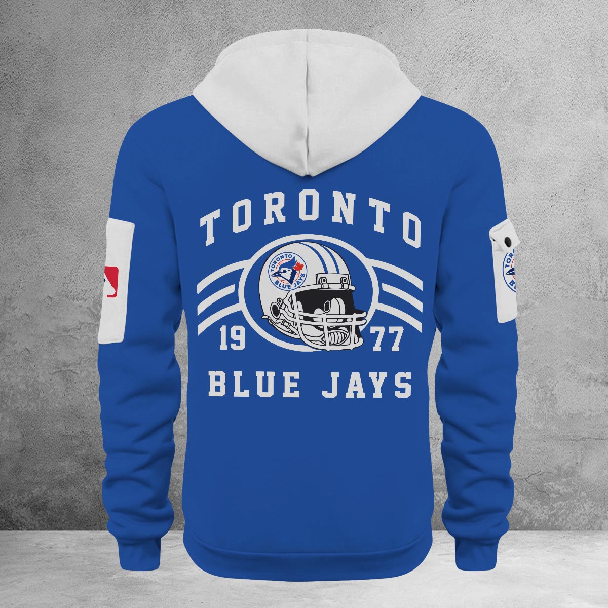 Sportswearmerch Toronto Blue Jays MLB Half Zip Hoodie Personalized For Fan