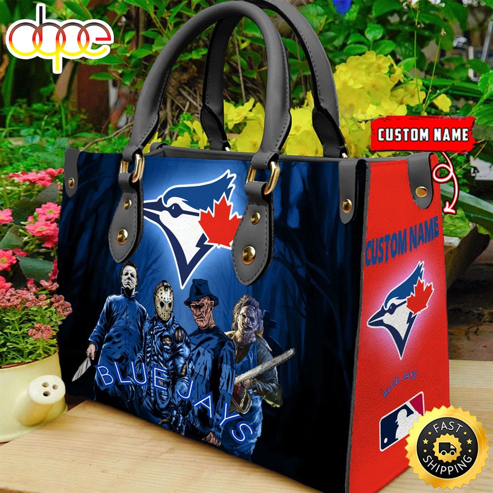 Sportswearmerch Toronto Blue Jays MLB Women Leather Hand Bag For Fan
