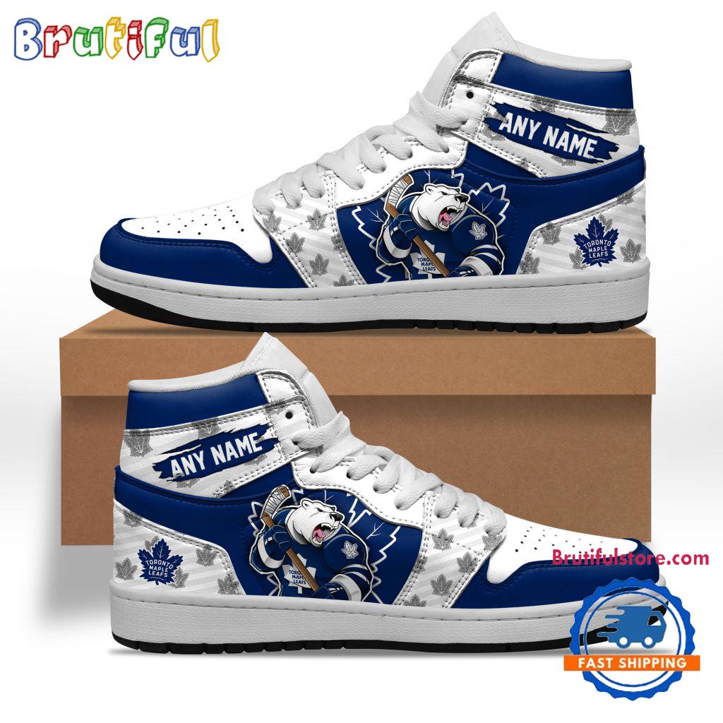 Sportswearmerch Toronto Maple Leafs NHL AJ1 High Sneakers Shoes For Men And Women