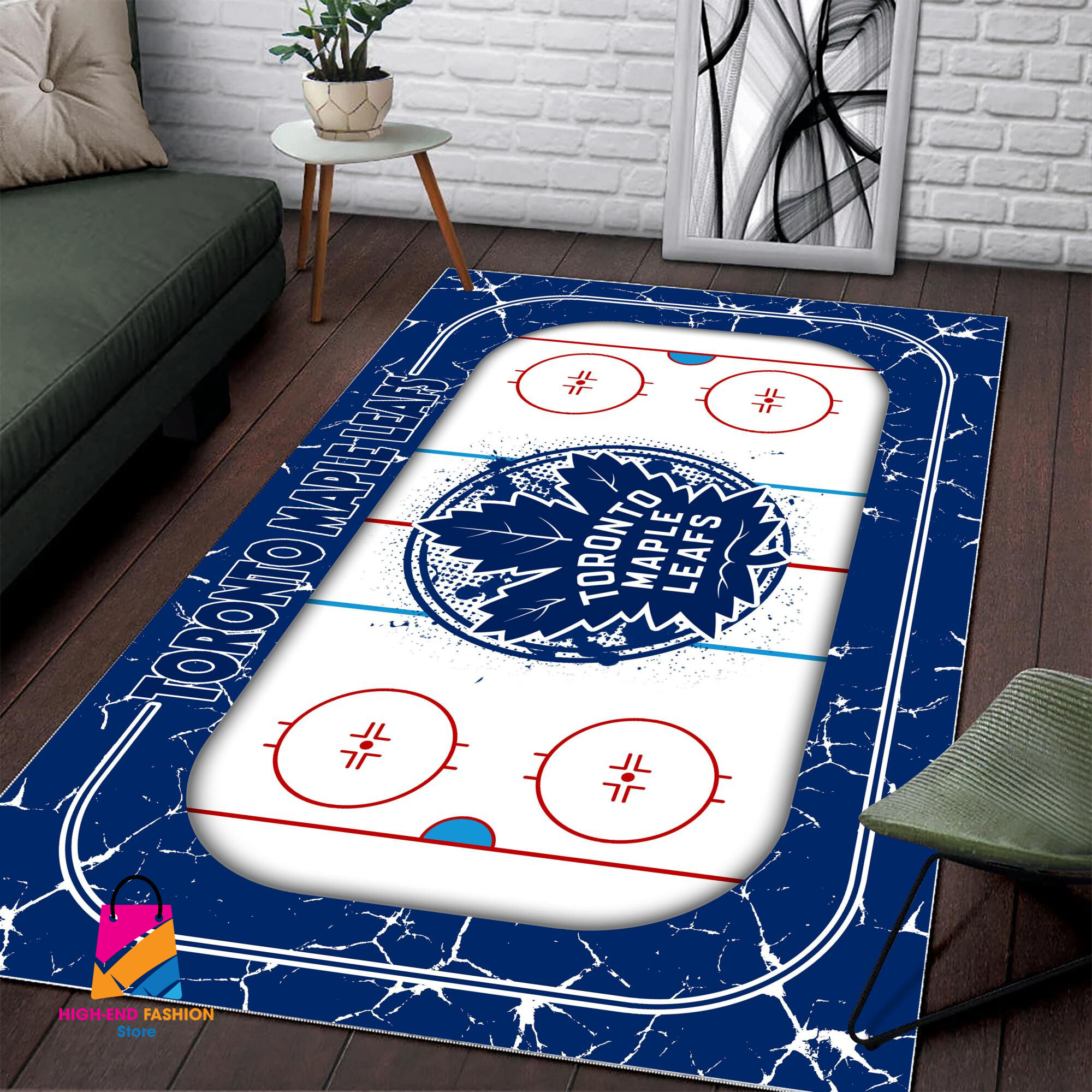 Sportswearmerch Toronto Maple Leafs NHL Area Rug For Fan