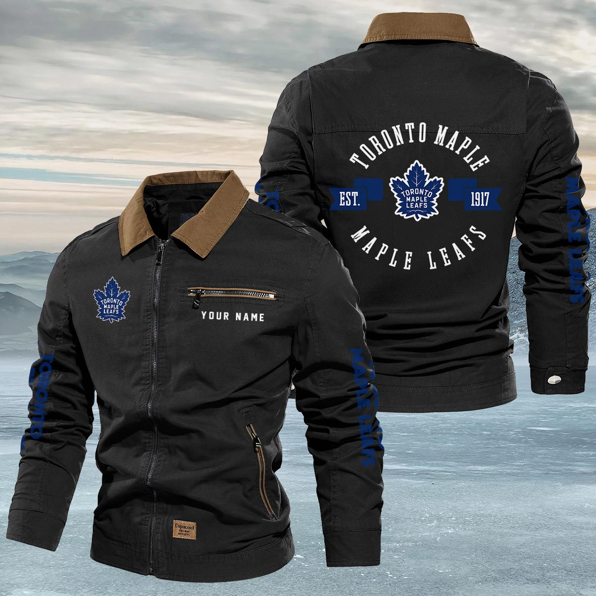 Sportswearmerch Toronto Maple Leafs NHL Lapel Jacket For Fan